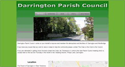 Desktop Screenshot of darrington.org.uk